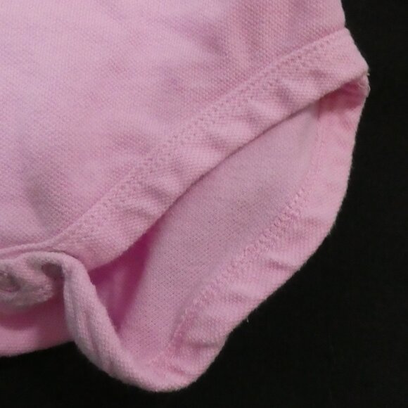 Unbranded | 12 months | Pink Baby Cotton Polo Bodysuit With Embroidery - Picture 10 of 14